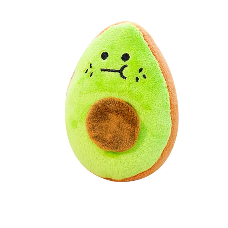 Kiwi- und Avocado-Plüschtier