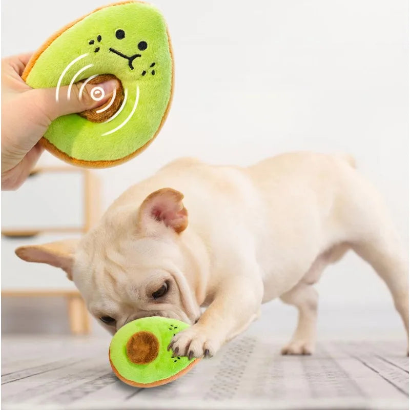 Kiwi- und Avocado-Plüschtier