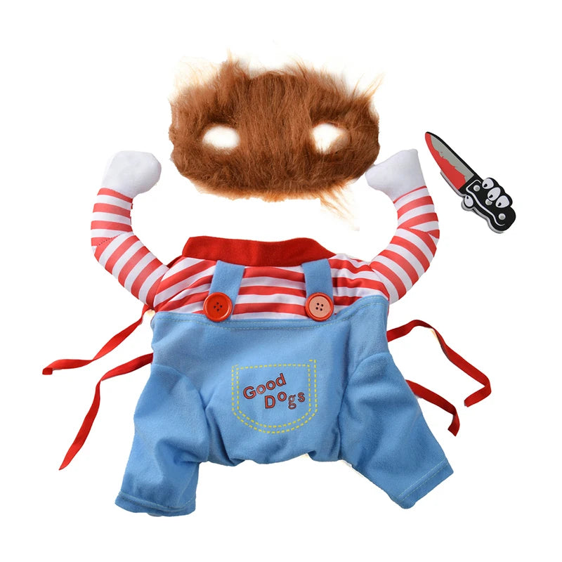 Chucky-Kostüm für Hunde und Katzen